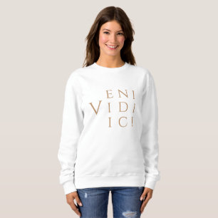 Sweatshirt Veni Vidi Vici - Caesar - roman antique Rome