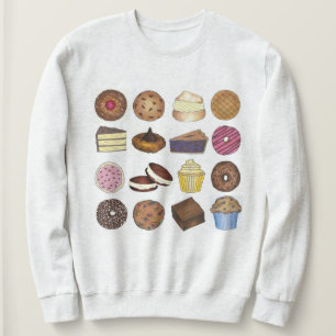 Sweatshirt Vente de gâteau Cupcake Crème Puff Cake Pie Browni