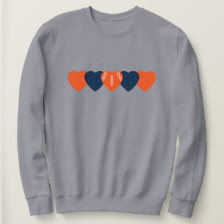 Sweatshirt Ventilateur de Denver Football Cœur Foncé