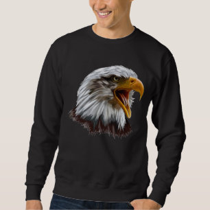 Sweatshirt Ventilateur d'observation de la tête d'aigle chau