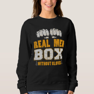 Sweatshirt Véritable boîte Homme sans gants Bareknuckle Boxe