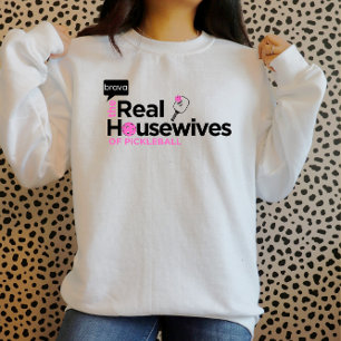 Sweatshirt Véritables femmes au foyer de Pickleball sweatshir