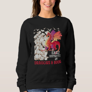 Sweatshirt Vers de livre Lecture Imaginaire Asiatique Animal 