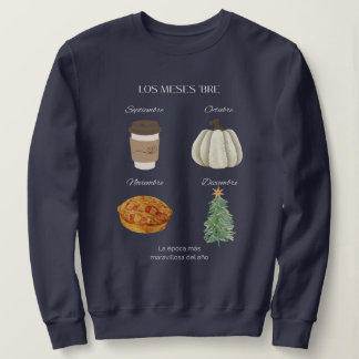 Sweatshirt Version espagnole des mois "ber"