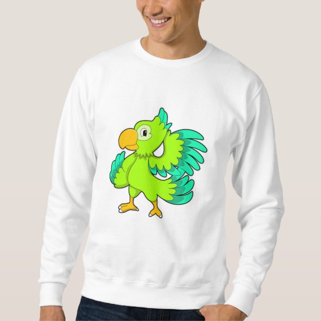 Sweatshirt Vert perroquet (Devant)