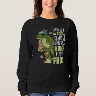 Sweatshirt Vertébré Têtard Animal Amphibien Grenouille 