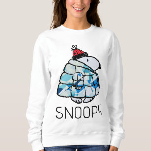 Sweatshirt veste matelassée Snoopy Winter Gem