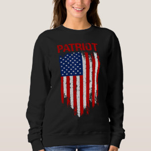Sweatshirt Vêtements 4 juillet drapeau américain USA 4 juille