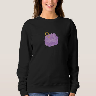 Sweatshirt Vêtements amusants Loofah Violet Loofa