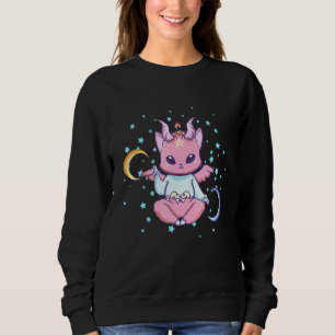Sweatshirt Vêtements esthétiques gothiques pastel de chat Bap