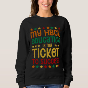 Sweatshirt Vêtements HBCU Collège Noir Historique HBCU 8