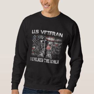 Sweatshirt Vétérinaire Américain J'Ai Marché La Marche Boots