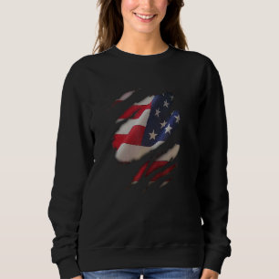 Sweatshirt Vétérinaire vintage Merci pour vétérans de combat