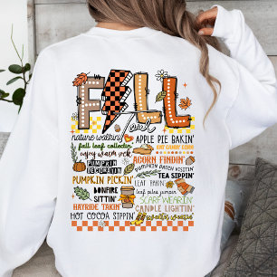 Sweatshirt Vibes Automne Cosy Automne Visite saisonnière