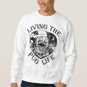 Sweatshirt Vie amusante La vie de Carlin Vintage