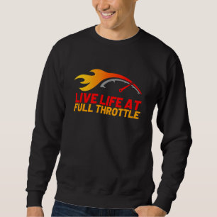 Sweatshirt Vie En Direct À Pleine Régulation Drag Racing