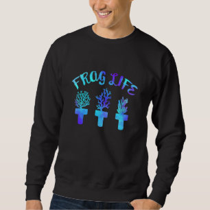 Sweatshirt Vie Frag Corail Saline Eau Corail Aquarium Reef