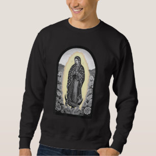 Sweatshirt Vierge Marie correspondant Basket quantique Basket