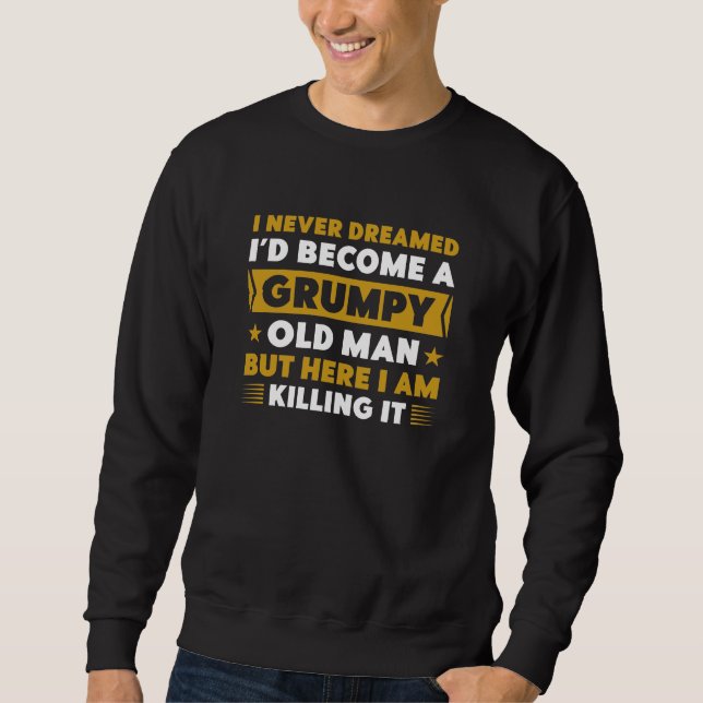 Sweatshirt Vieux grincheux (Devant)