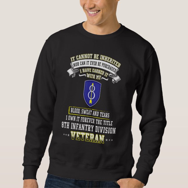 Sweatshirt Vieux grincheux 8e division d'infanterie Milice de (Devant)