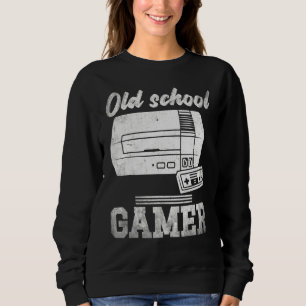 Sweatshirt Vieux Joueur de Arcade École Citation Console Hobb