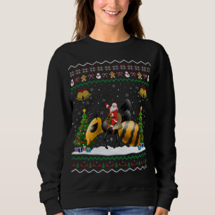 Sweatshirt Vilaine Wasp Xmas Cadeau Père Noël Riding Wasp Noë