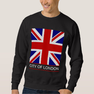 Sweatshirt Ville de Londres - drapeau d'Union Jack