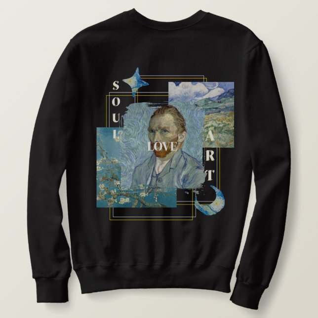 Sweatshirt Vincent Van Gogh esthétique  (Design dos)