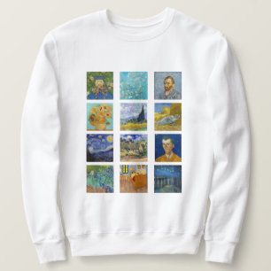 Sweatshirt Vincent Van Gogh - Grille des chefs-d'oeuvre