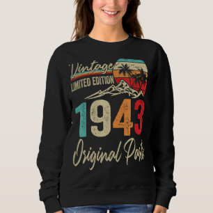 Sweatshirt Vintage 1943 Parties originales 79e anniversaire