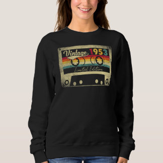 Sweatshirt Vintage 1953 69e anniversaire Gif Retro