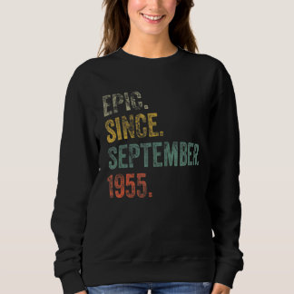 Sweatshirt Vintage 1955 67e anniversaire Epic depuis le 19 se