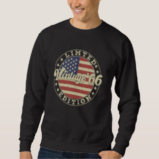 Sweatshirt Vintage 1966 58e anniversaire 58 ans American F