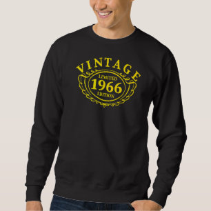 Sweatshirt Vintage 1966 À 56 Ans