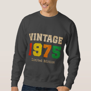 Sweatshirt Vintage 1975 Limited Edition - 50e anniversaire Re