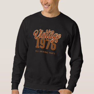 Sweatshirt Vintage 1976 Toutes Les Pièces Originales Pour Hom