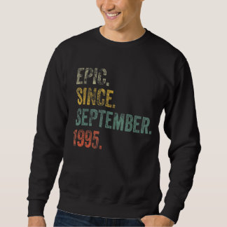 Sweatshirt Vintage 1995 27e anniversaire Epic depuis le 19 se