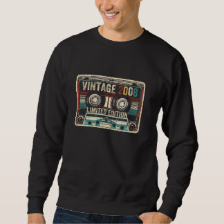 Sweatshirt Vintage 2008 Fabriqué En 2008 Bande De Cassette 17