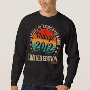 Sweatshirt Vintage 2012 10 Anniversaire Etrange