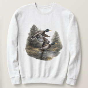 Sweatshirt Vintage 90s Canards colverts Rustic Cabincore