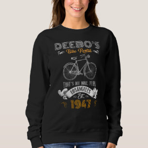 Sweatshirt Vintage Deebou2019s Location de vélos Thatu2019s M