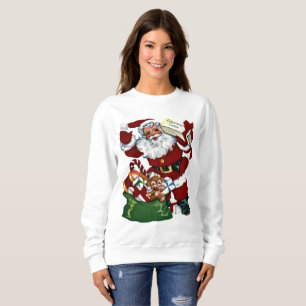Sweatshirt vintage des vacances des femmes de Pèr