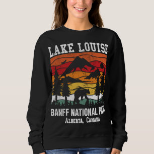 Sweatshirt Vintage Lake Louise Banff Ours du Canada   Alberta