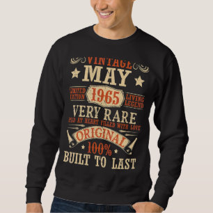 Sweatshirt Vintage mai 1965 Ltd Edition Living Légende Origin