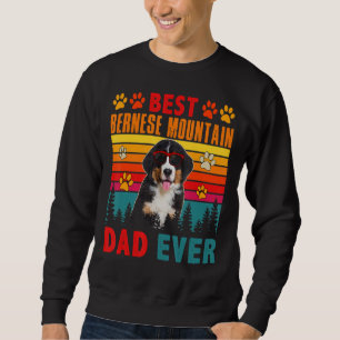 Sweatshirt Vintage Meilleur Bernese Mountain Papa Jamais mign