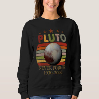 Sweatshirt Vintage N'oubliez jamais Pluton Style Retro Space 