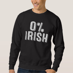 Sweatshirt Vintage Retro 0 Irlandais Drôle Saint Patrick's Da