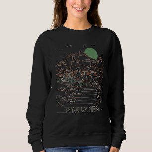 Sweatshirt Vintage Retro Badlands National Park Dakota du Sud