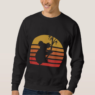 Sweatshirt Vintage Retro Koala Love - r Papa Maman, Garçon Fi