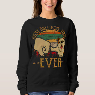 Sweatshirt Vintage Retro Meilleur Français Papa Jamais França